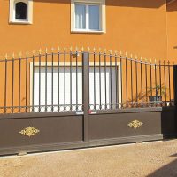 Portail aluminium coulissant